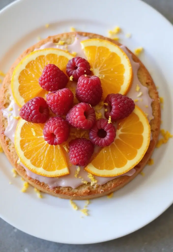 25 Orange Cake Recipes for a Burst of Citrus Sweetness - 22. Orange Raspberry Cake