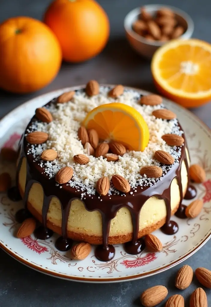 25 Orange Cake Recipes for a Burst of Citrus Sweetness - 24. Orange Almond Joy Cake