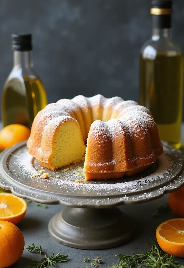 25 Orange Cake Recipes for a Burst of Citrus Sweetness - 3. Orange Olive Oil Cake