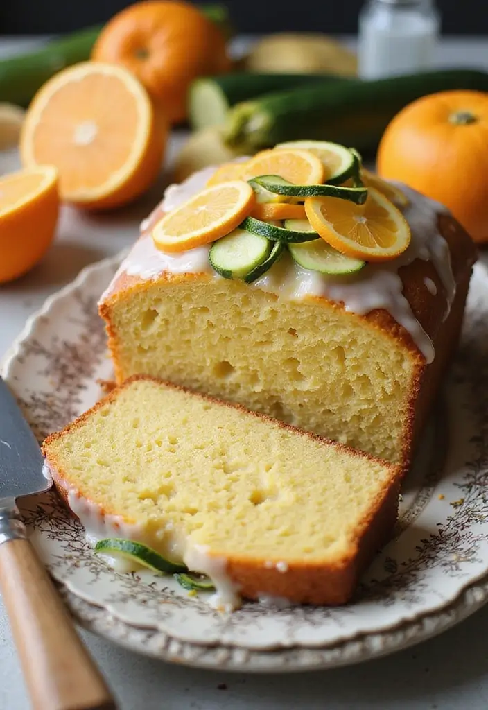 25 Orange Cake Recipes for a Burst of Citrus Sweetness - 6. Orange Zucchini Cake