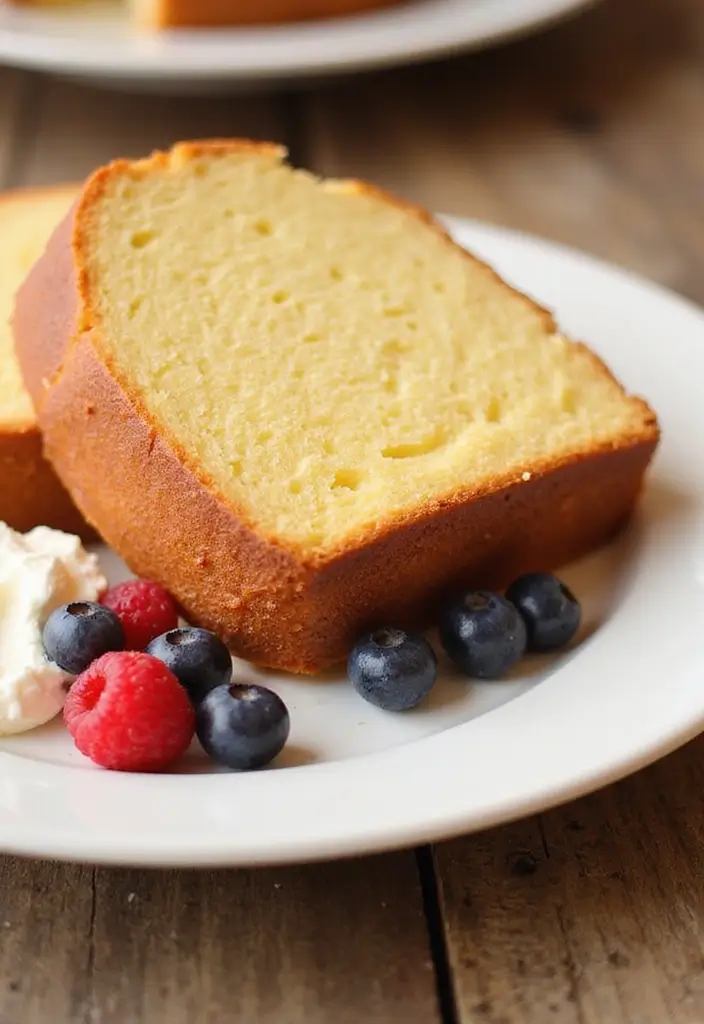 25 Pound Cake Recipes That Are Moist Rich & Buttery - 1. Classic Buttery Pound Cake