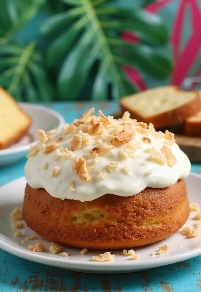 25 Pound Cake Recipes That Are Moist Rich & Buttery - 11. Coconut Cream Pound Cake