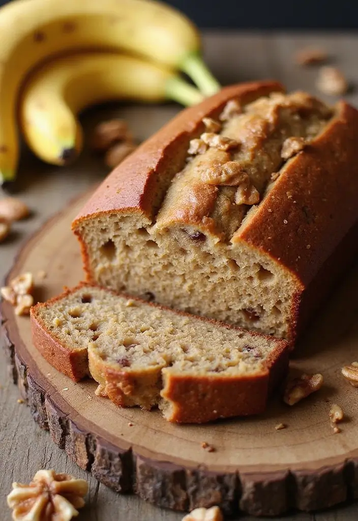 25 Pound Cake Recipes That Are Moist Rich & Buttery - 17. Nutty Banana Pound Cake