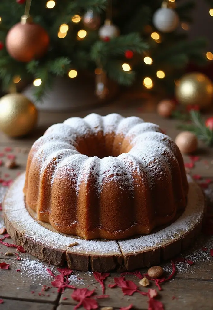 25 Pound Cake Recipes That Are Moist Rich & Buttery - 21. Gingerbread Pound Cake