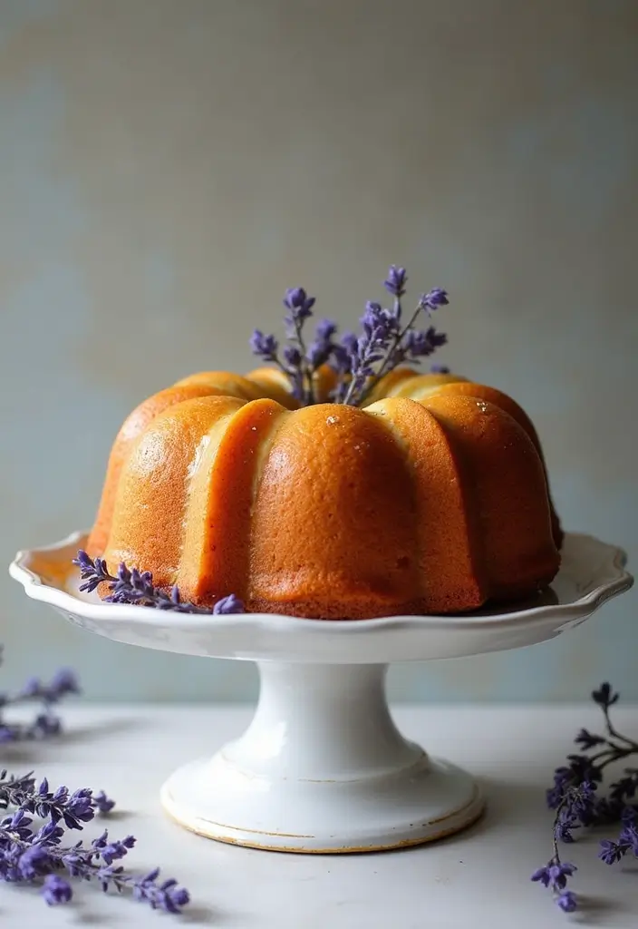 25 Pound Cake Recipes That Are Moist Rich & Buttery - 25. Honey Lavender Pound Cake