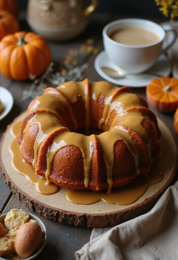 25 Pumpkin Bundt Cake Recipes That Are Pure Fall Perfection - 18. Pumpkin Bundt Cake with Brown Butter Glaze