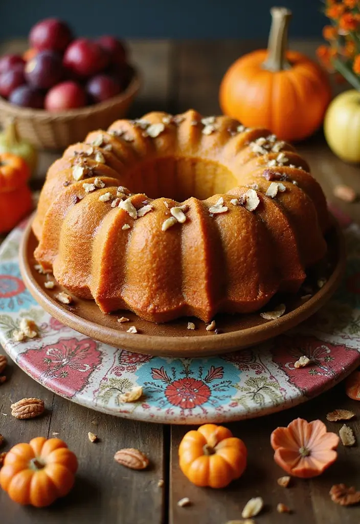 25 Pumpkin Bundt Cake Recipes That Are Pure Fall Perfection - 5. Vegan Pumpkin Bundt Cake