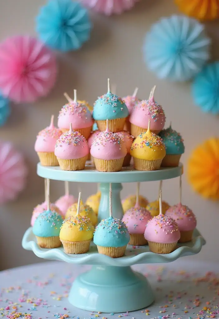 25 Recipes Using Box Cake Mixes That Are Shockingly Good - 13. Birthday Cake Pop Treats
