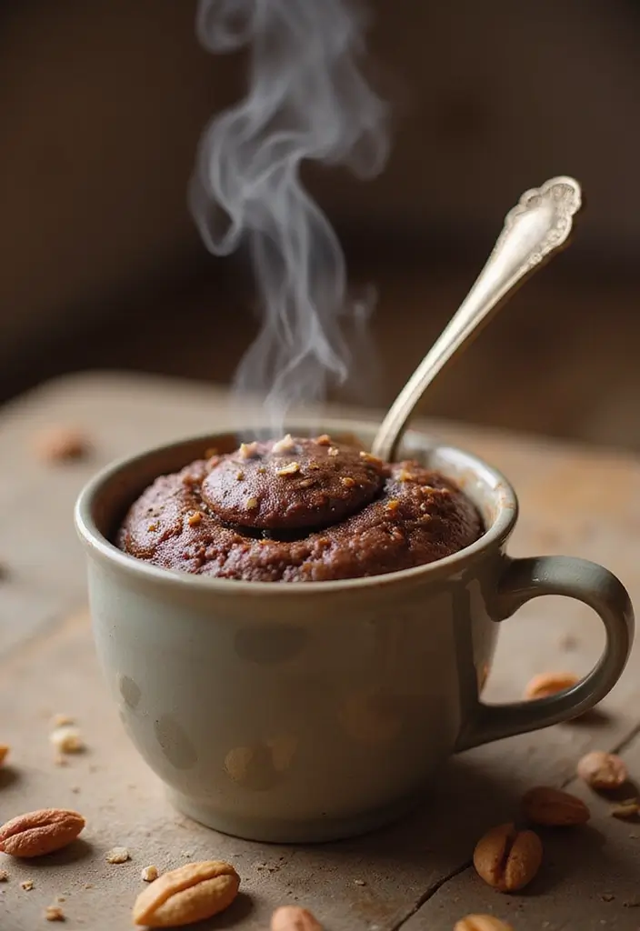 25 Recipes Using Box Cake Mixes That Are Shockingly Good - 15. Chocolate Peanut Butter Mug Cake