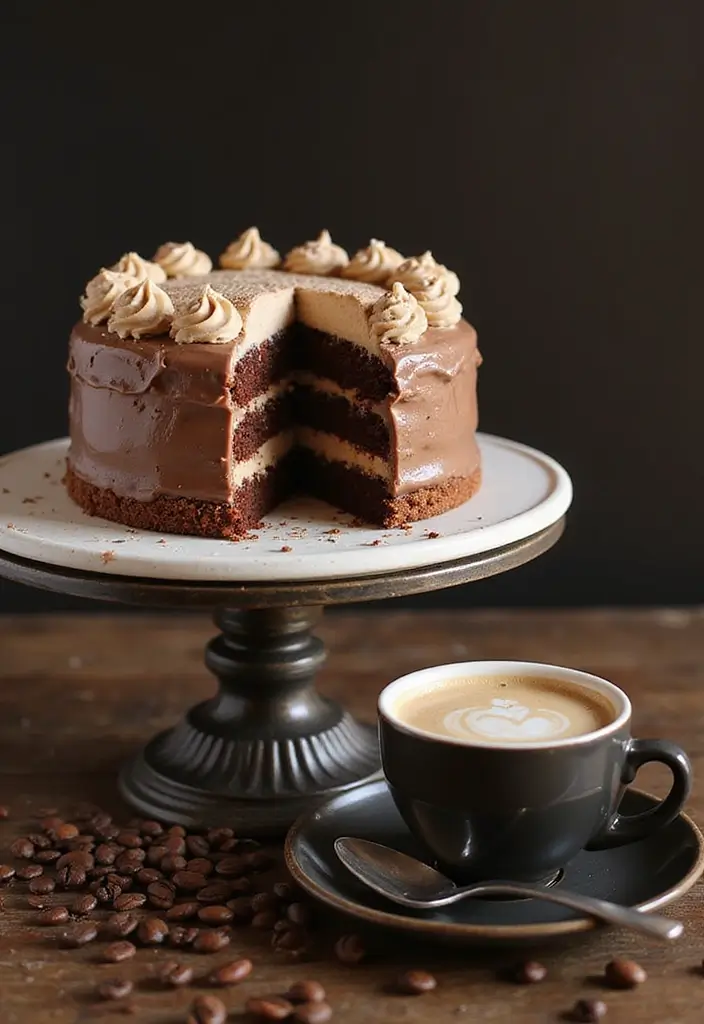 25 Recipes Using Box Cake Mixes That Are Shockingly Good - 18. Mocha Latte Cake