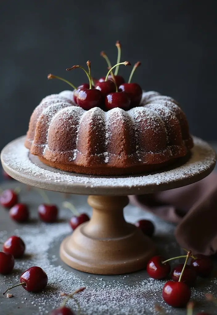 25 Recipes Using Box Cake Mixes That Are Shockingly Good - 20. Chocolate Cherry Bundt Cake