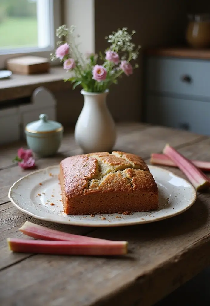 25 Rhubarb Cake Recipes That Celebrate Spring Flavors - 1. Classic Gluten-Free Rhubarb Cake