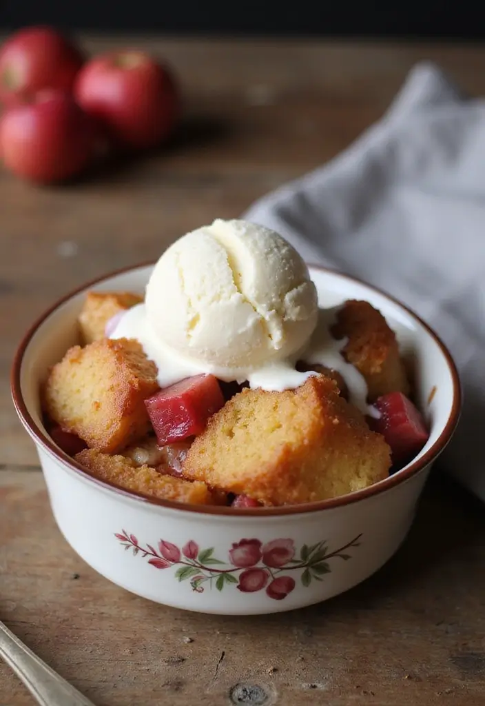 25 Rhubarb Cake Recipes That Celebrate Spring Flavors - 25. Rhubarb Bread Pudding