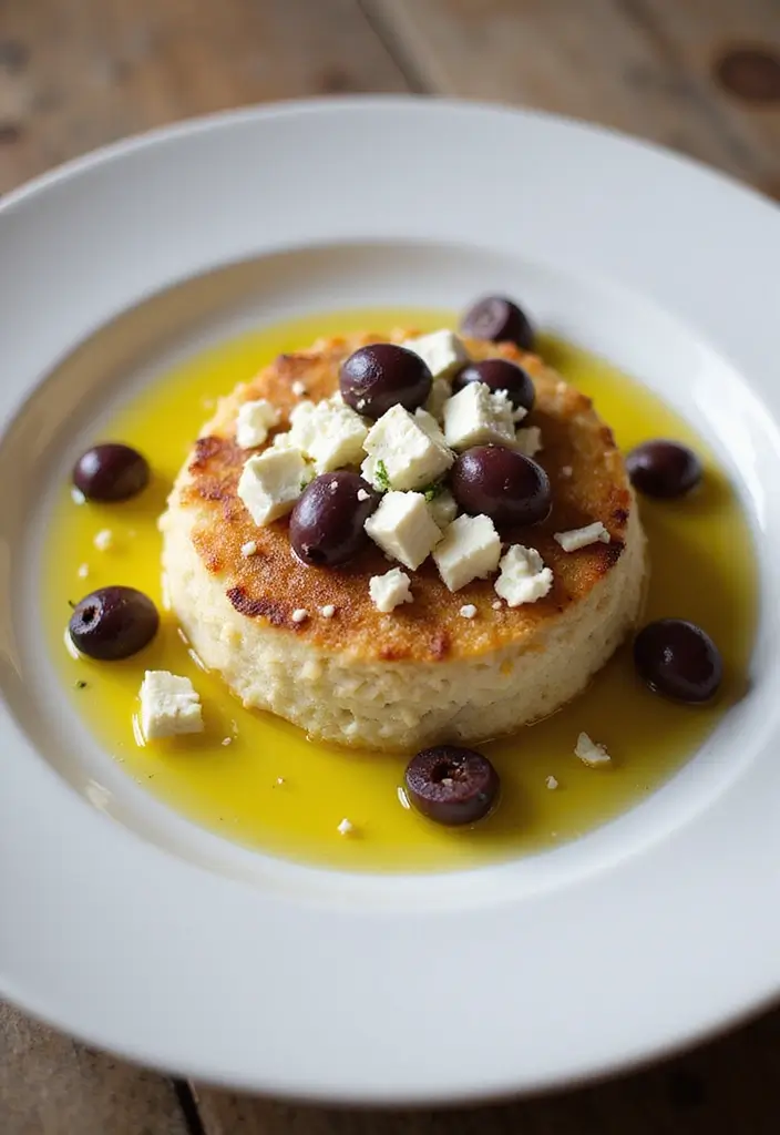 25 Rice Cake Recipes That Go Beyond the Ordinary Snack - 17. Feta and Olive Rice Cake