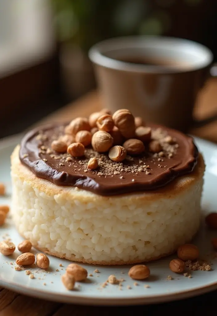 25 Rice Cake Recipes That Go Beyond the Ordinary Snack - 23. Mocha Hazelnut Rice Cake