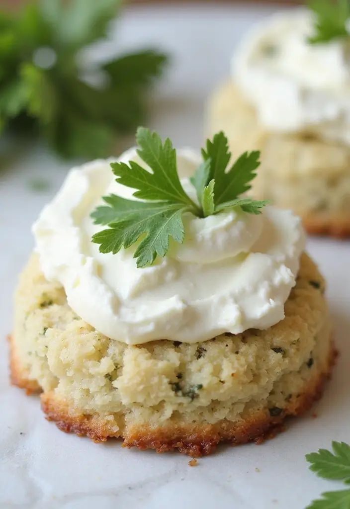 25 Rice Cake Recipes That Go Beyond the Ordinary Snack - 24. Garlic Herb Cream Cheese Rice Cake