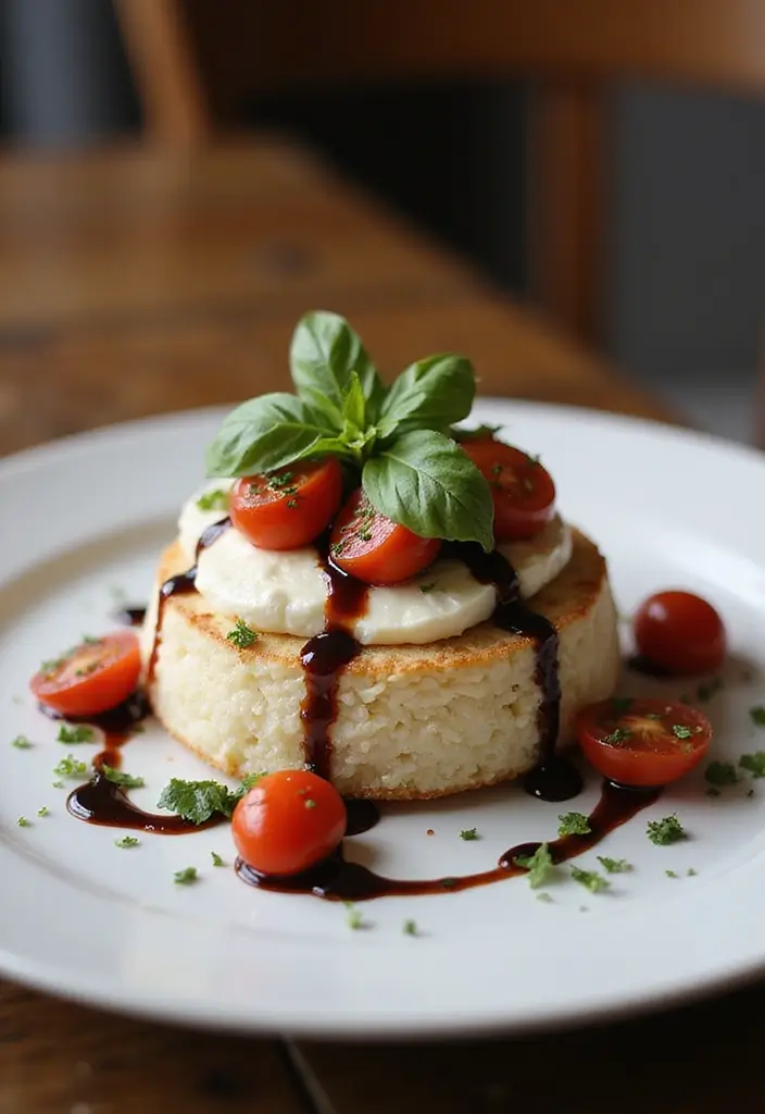 25 Rice Cake Recipes That Go Beyond the Ordinary Snack - 9. Caprese Rice Cake