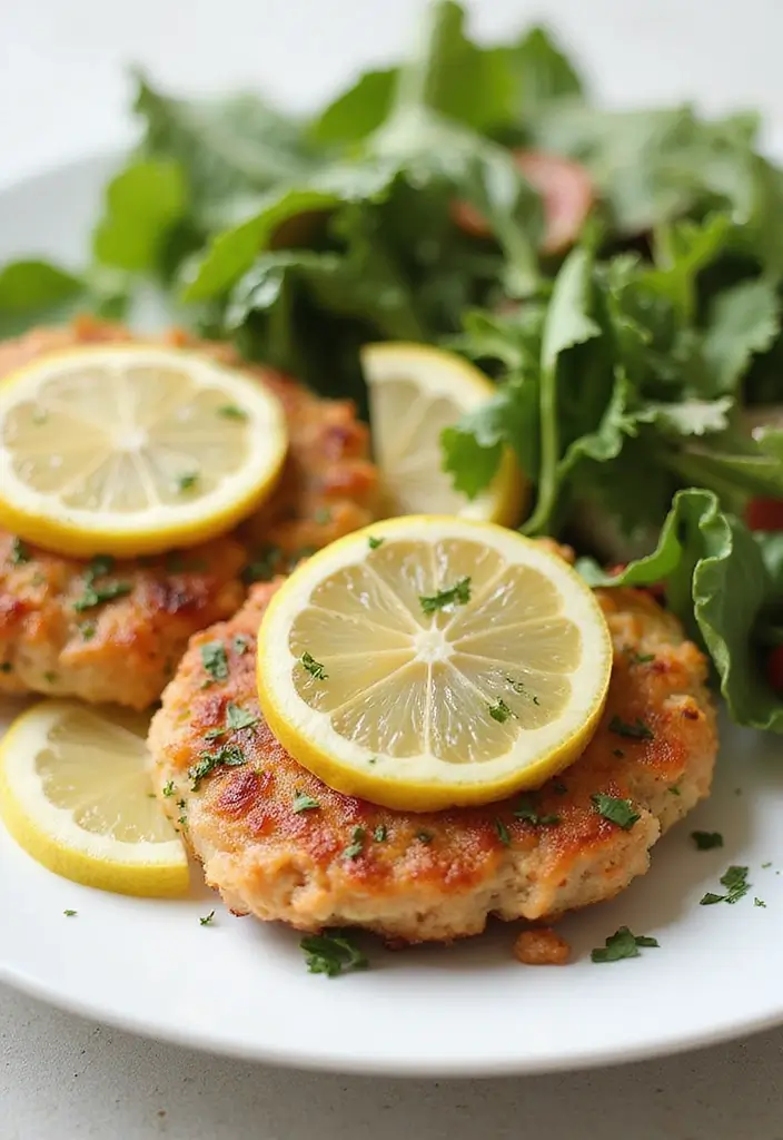 25 Salmon Cake Recipes That Are Quick, Healthy & Delicious - 15. Lemon Herb Salmon Cakes
