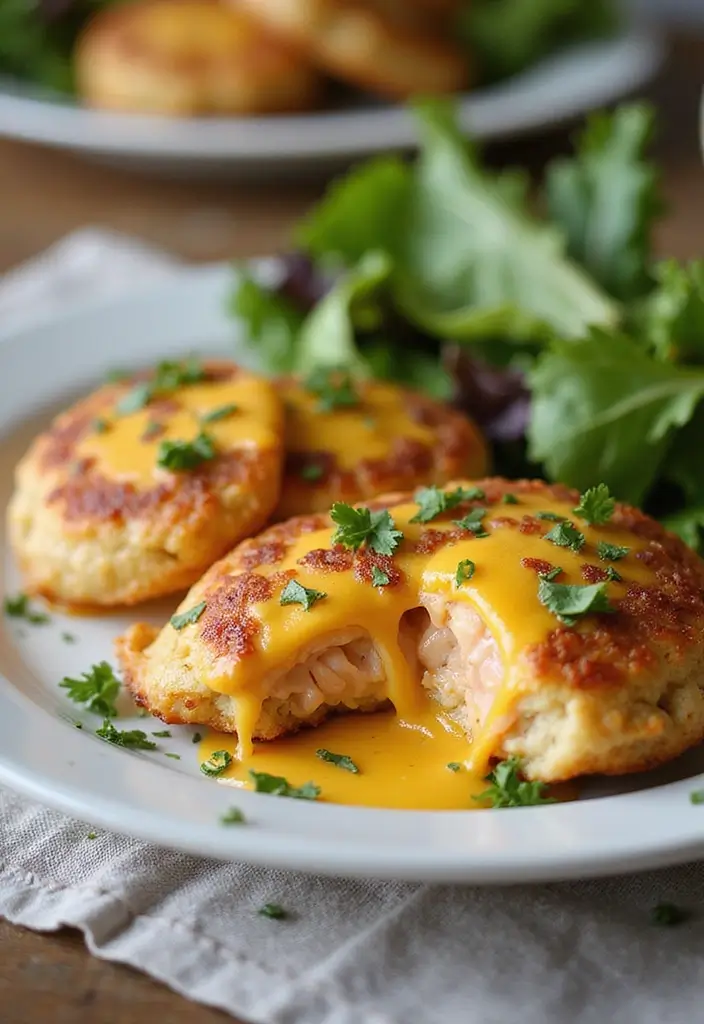 25 Salmon Cake Recipes That Are Quick, Healthy & Delicious - 7. Cheesy Salmon Cakes with Herbs