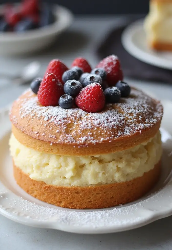 25 Sponge Cake Recipes That Are Light Fluffy & Delicious - 11. Vanilla Bean Gluten-Free Sponge Cake