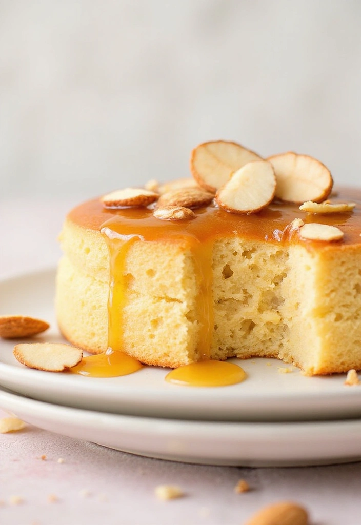 25 Sponge Cake Recipes That Are Light Fluffy & Delicious - 16. Honey Almond Gluten-Free Sponge Cake