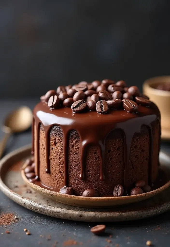 25 Sponge Cake Recipes That Are Light Fluffy & Delicious - 18. Mocha Gluten-Free Sponge Cake