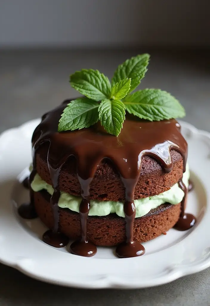 25 Sponge Cake Recipes That Are Light Fluffy & Delicious - 20. Chocolate Mint Gluten-Free Sponge Cake