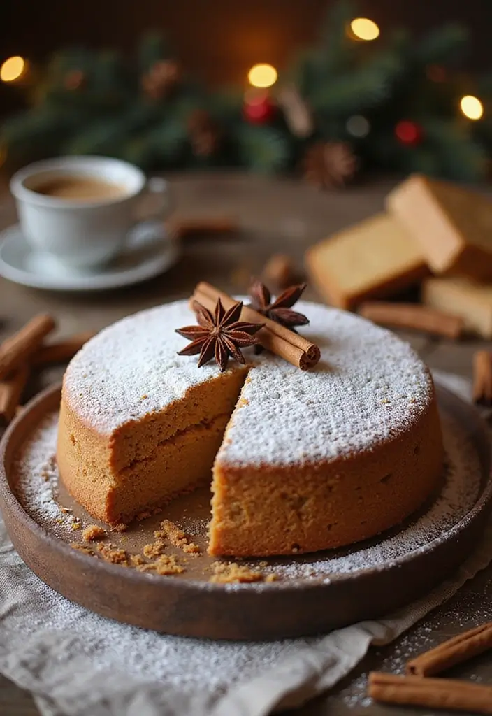 25 Sponge Cake Recipes That Are Light Fluffy & Delicious - 21. Gingerbread Gluten-Free Sponge Cake
