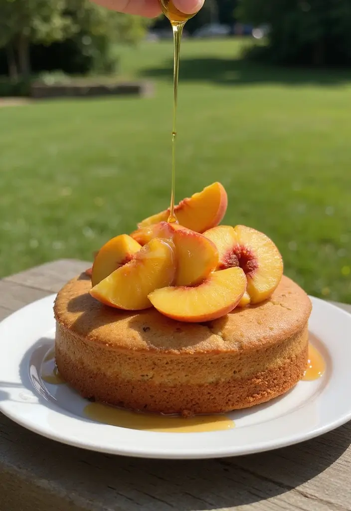 25 Sponge Cake Recipes That Are Light Fluffy & Delicious - 22. Spiced Peach Gluten-Free Sponge Cake