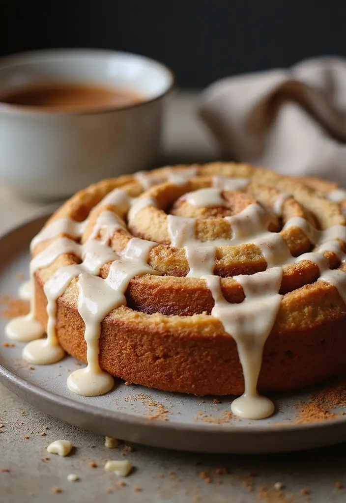 25 Sponge Cake Recipes That Are Light Fluffy & Delicious - 25. Cinnamon Roll Gluten-Free Sponge Cake