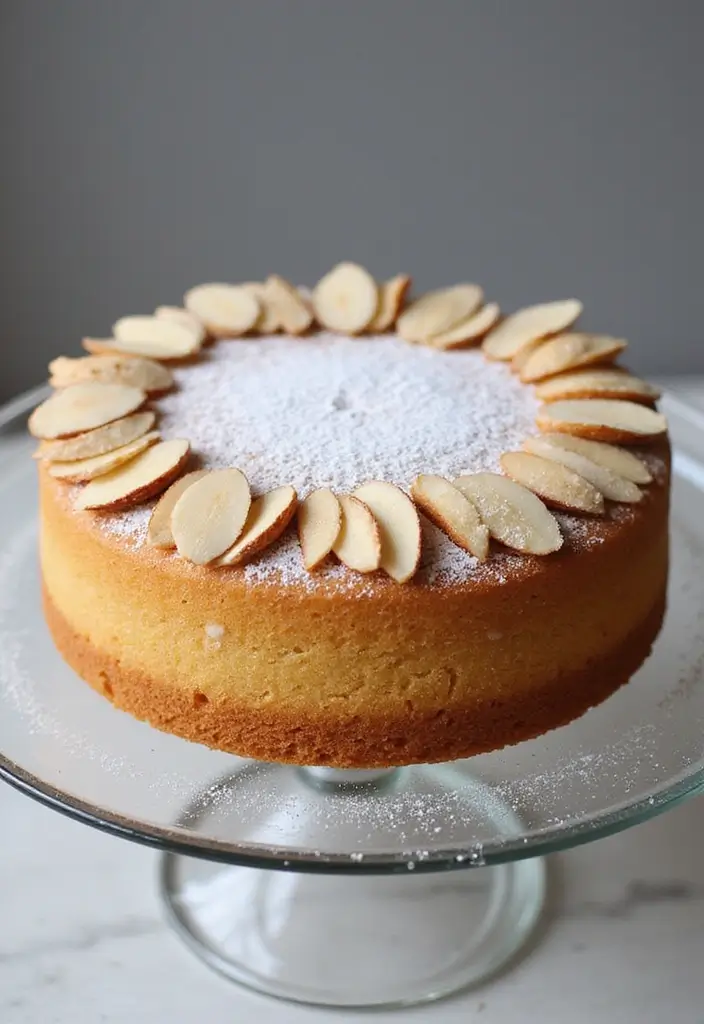 25 Sponge Cake Recipes That Are Light Fluffy & Delicious - 7. Almond Flour Sponge Cake