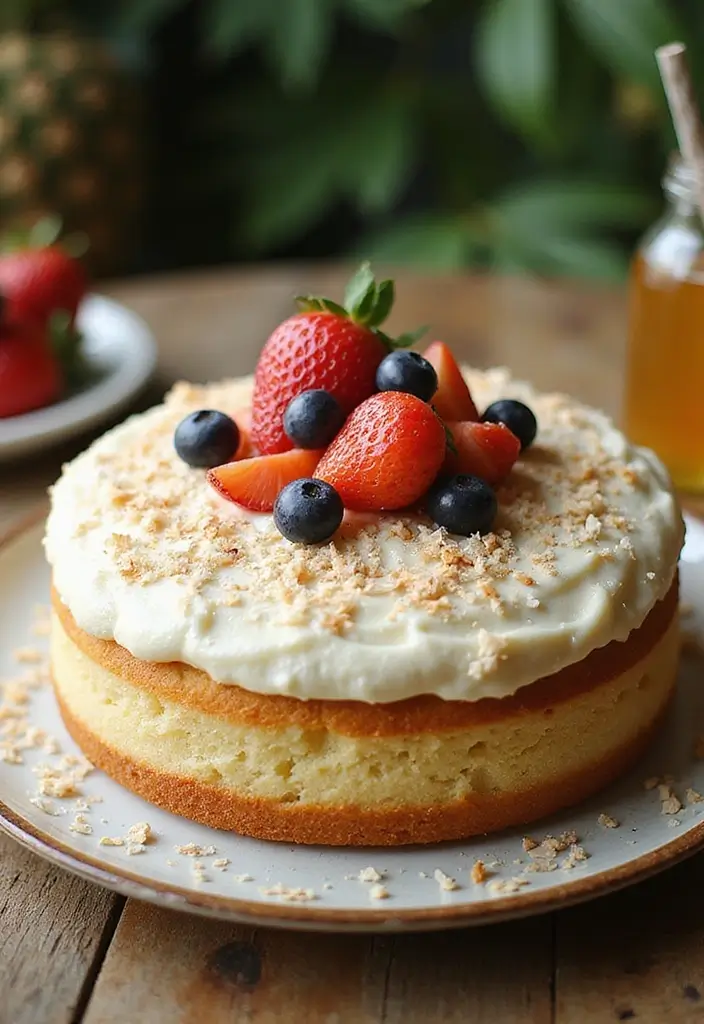 25 Sponge Cake Recipes That Are Light Fluffy & Delicious - 8. Coconut Flour Sponge Cake
