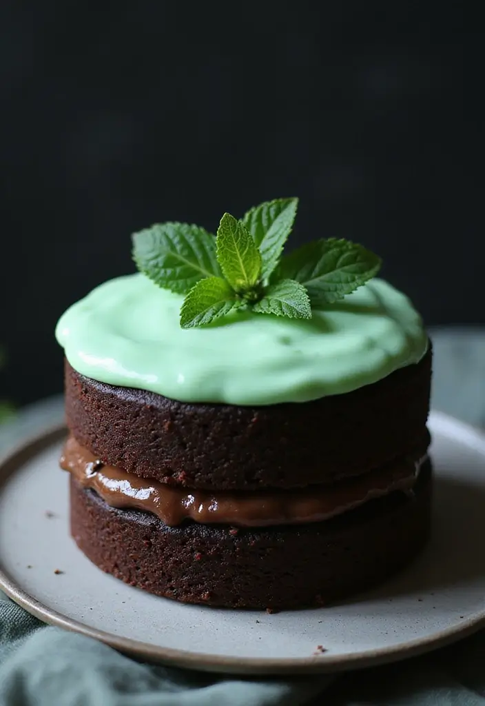 25 Vegan Cake Recipes That Prove Plant-Based Can Be Delicious - 13. Chocolate Mint Cake