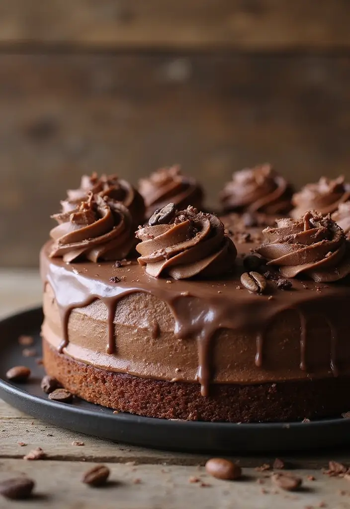 25 Vegan Cake Recipes That Prove Plant-Based Can Be Delicious - 15. Mocha Cake