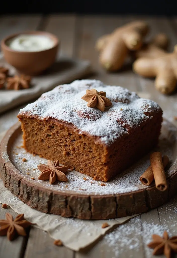 25 Vegan Cake Recipes That Prove Plant-Based Can Be Delicious - 21. Gingerbread Cake