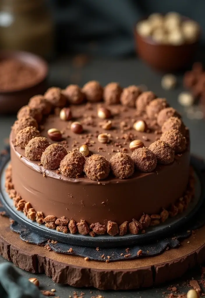 25 Vegan Cake Recipes That Prove Plant-Based Can Be Delicious - 25. Mocha Hazelnut Cake