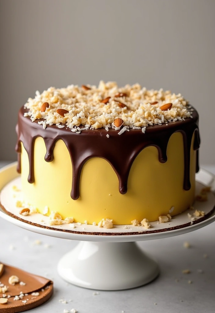 25 Yellow Cake Mix Recipes You’ll Make Again and Again - 19. Almond Joy Yellow Cake