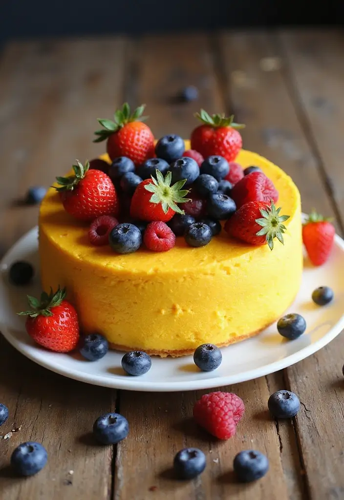 25 Yellow Cake Mix Recipes You’ll Make Again and Again - 21. Mixed Berry Yellow Cake