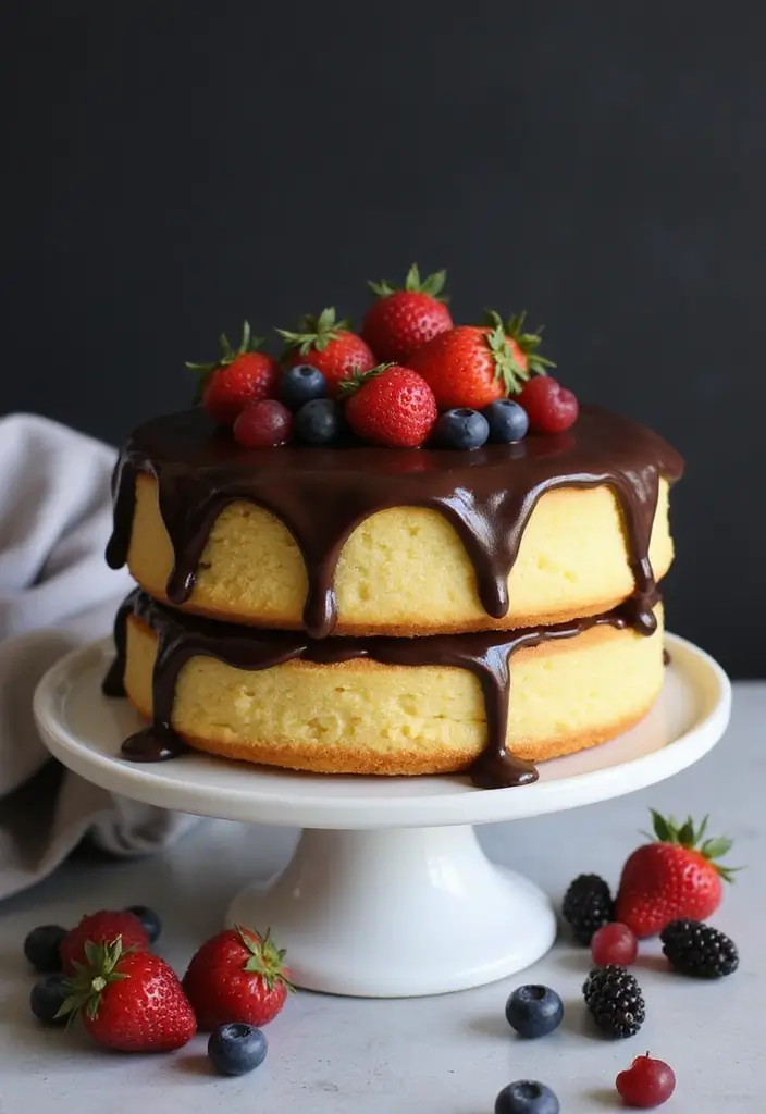 25 Yellow Cake Mix Recipes You’ll Make Again and Again - 6. Chocolate Frosted Yellow Cake