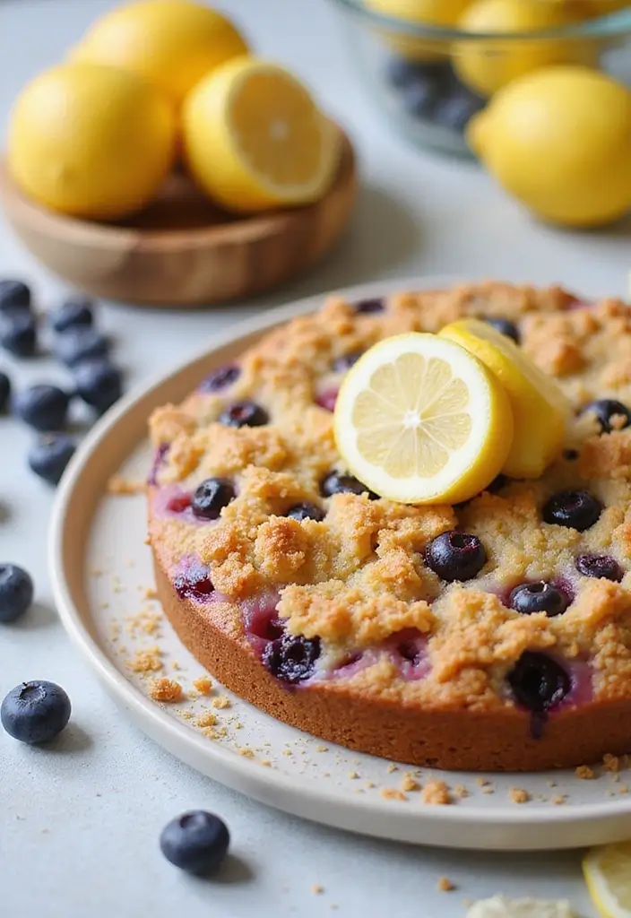 27 Apple Dump Cake Recipes That Smell Like Homemade Comfort - 11. Lemon Blueberry Apple Dump Cake