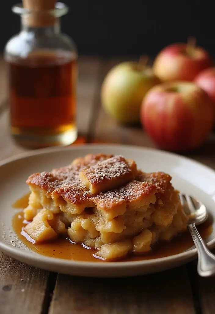 27 Apple Dump Cake Recipes That Smell Like Homemade Comfort - 15. Spiced Rum Apple Dump Cake