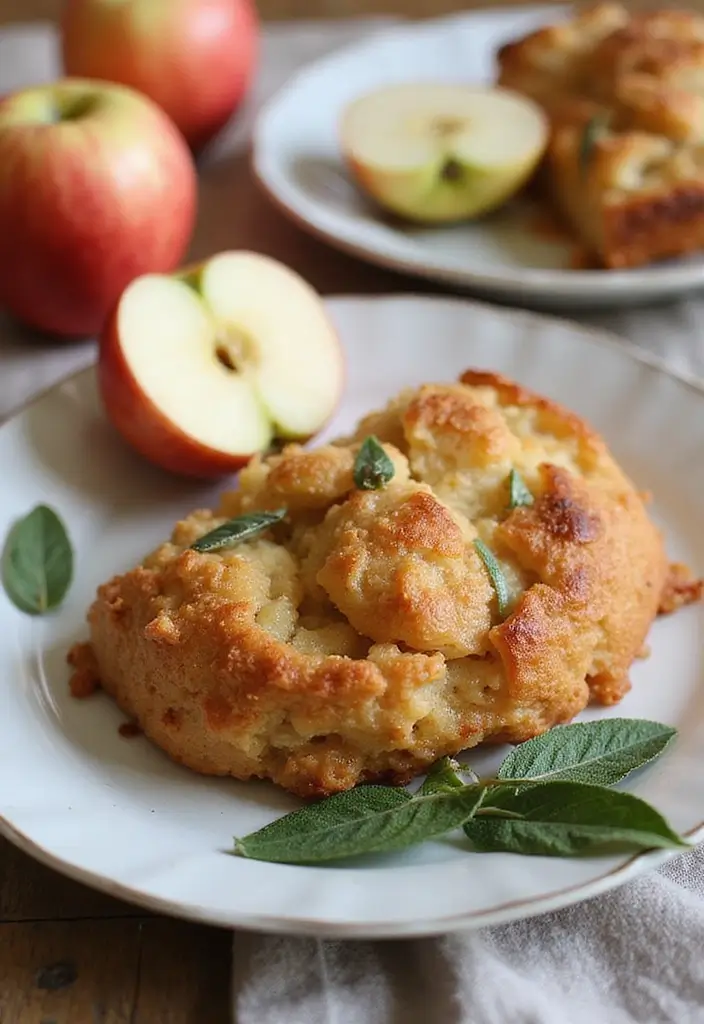27 Apple Dump Cake Recipes That Smell Like Homemade Comfort - 16. Savory Apple Sage Dump Cake