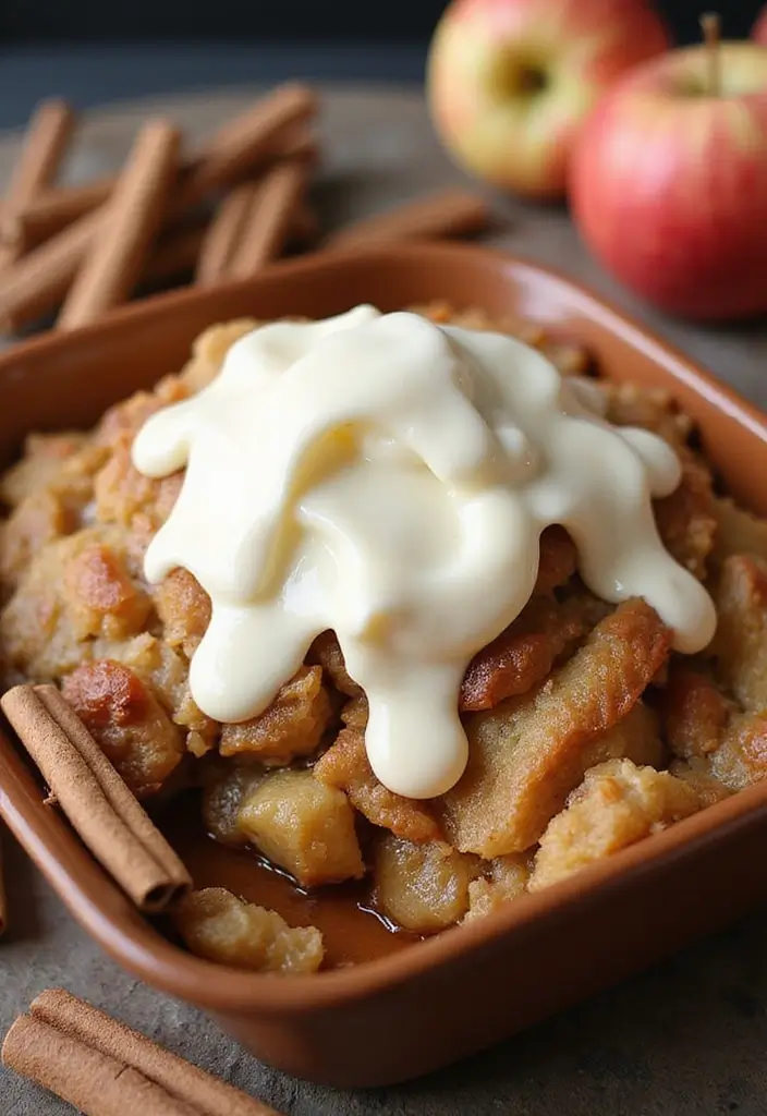 27 Apple Dump Cake Recipes That Smell Like Homemade Comfort - 2. Cinnamon Roll Apple Dump Cake