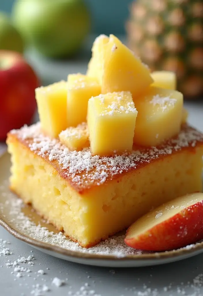 27 Apple Dump Cake Recipes That Smell Like Homemade Comfort - 20. Tropical Apple Dump Cake