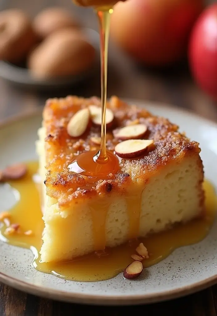 27 Apple Dump Cake Recipes That Smell Like Homemade Comfort - 24. Honey Almond Apple Dump Cake