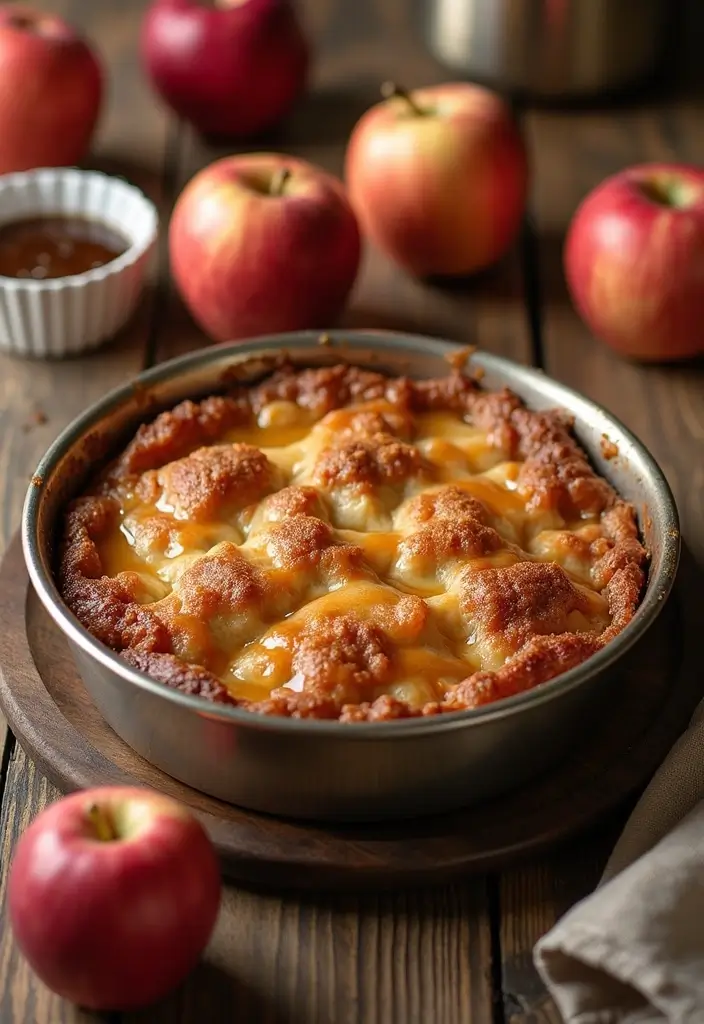 27 Apple Dump Cake Recipes That Smell Like Homemade Comfort - 26. Brown Sugar Apple Dump Cake