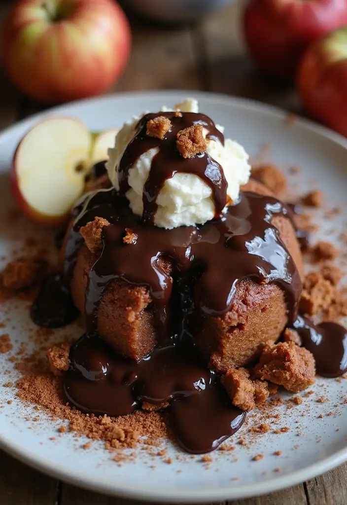 27 Apple Dump Cake Recipes That Smell Like Homemade Comfort - 5. Chocolate Apple Dump Cake