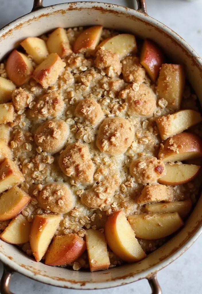 27 Apple Dump Cake Recipes That Smell Like Homemade Comfort - 9. Easy Apple Dump Cake with Oats
