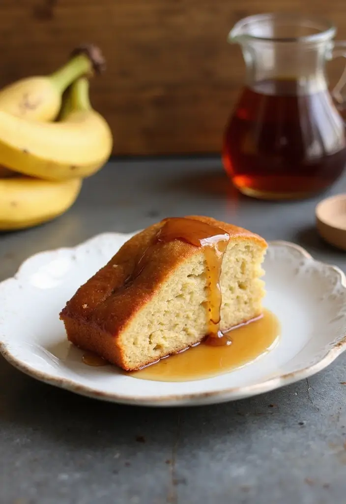27 Banana Cake Recipes That Are Pure Comfort Baking - 10. Maple Banana Cake