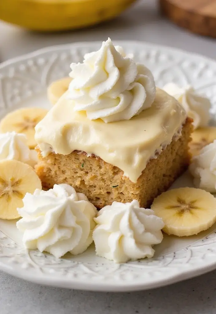 27 Banana Cake Recipes That Are Pure Comfort Baking - 11. Banana Cream Cake